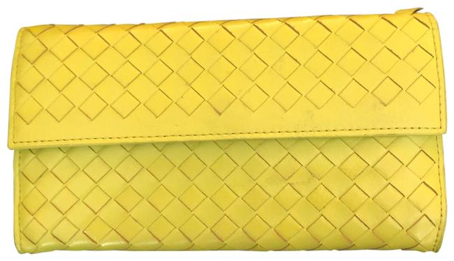 Bottega Veneta Intrecciato Leather Wallet Clutch