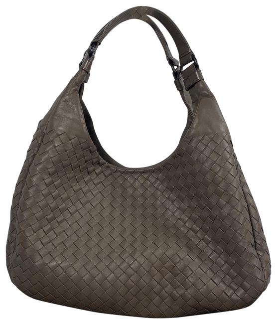 Bottega Veneta Intrecciato Woven Nappa Leather Campana Hobo Bag