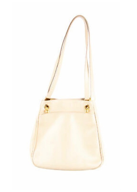 Bottega Veneta Ivory Pvc Shoulder Bag