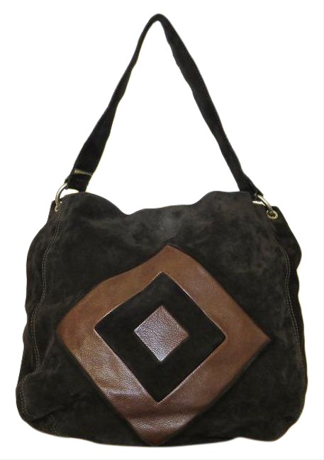 Bottega Veneta Ladies Brown Suede Shoulder Bag