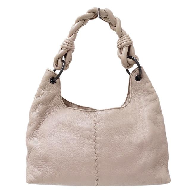 Bottega Veneta Ladies Light Pink Leather Shoulder Bag