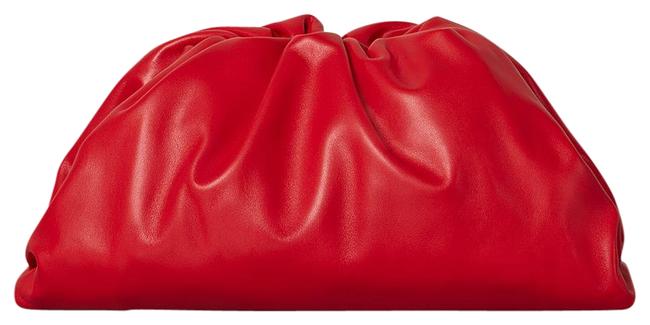 Bottega Veneta Large Pouch Red Butter Calfskin Clutch