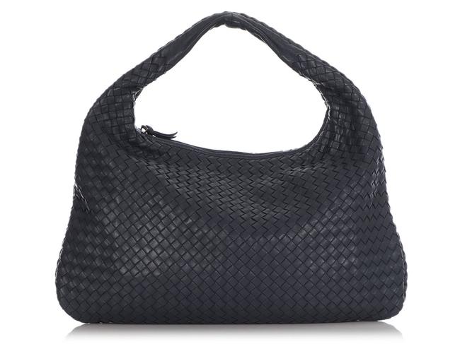 Bottega Veneta Large Slate Gray Leather Shoulder Bag