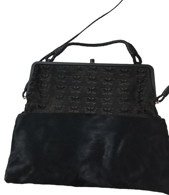 Bottega Veneta Laser Cut Pony Hair Purse Shoulder Bag