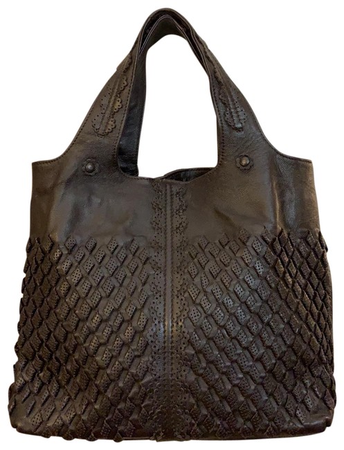 Bottega Veneta Leather Tote Brown Satchel