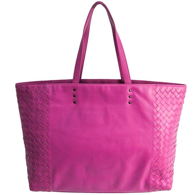 Bottega Veneta Light Purple Intrecciato Leather Tote