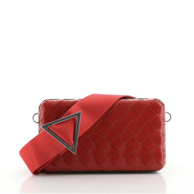Bottega Veneta Messenger Box Intrecciato Spazzolato Shoulder Bag