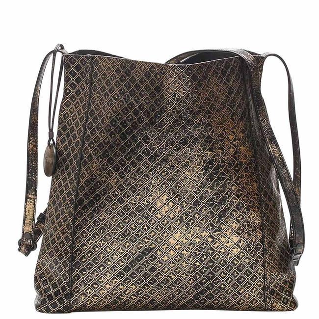 Bottega Veneta Metallic Leather Intrecciomirage Shoulder Bag