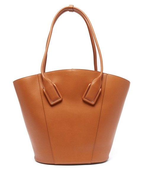 Bottega Veneta Mf Basket Large Tan Leather Tote