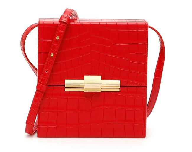 Bottega Veneta Box Cr New Daisey Red Leather Shoulder Bag