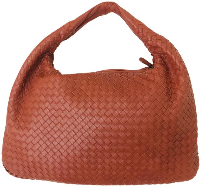 Bottega Veneta Nappa Intrecciato Large Brown Leather Hobo Bag