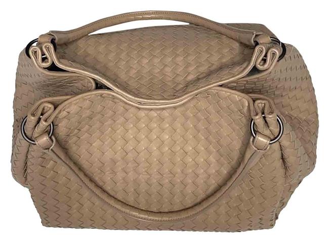 Bottega Veneta Parachute Tote Mink Napa Leather Hobo Bag