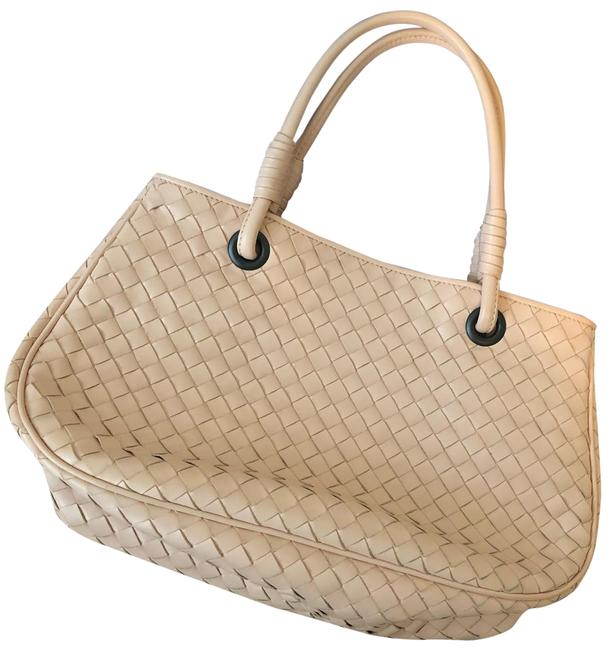 Bottega Veneta Pink Lambskin Leather Tote