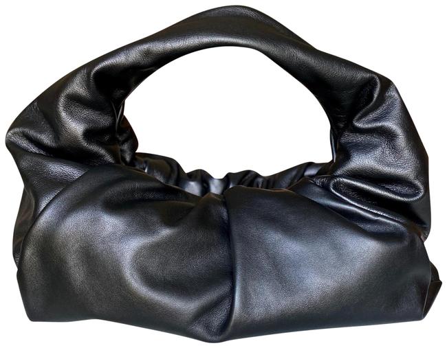 Bottega Veneta Pouch Black Calfskin Leather Shoulder Bag
