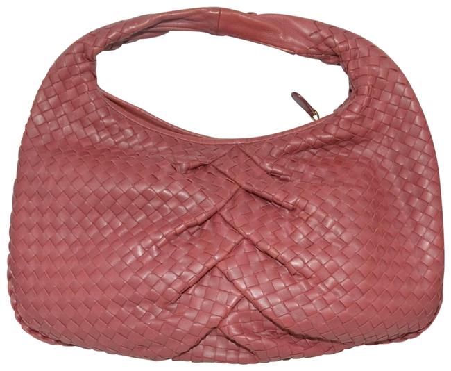 Bottega Veneta Shoulder Red Leather Hobo Bag