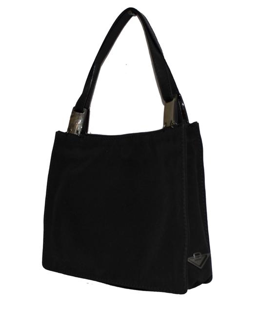 Bottega Veneta Small Handbag Black Nylon Tote