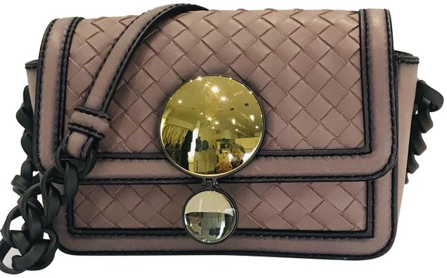 Bottega Veneta Sphere Intrecciato Pink Leather Shoulder Bag