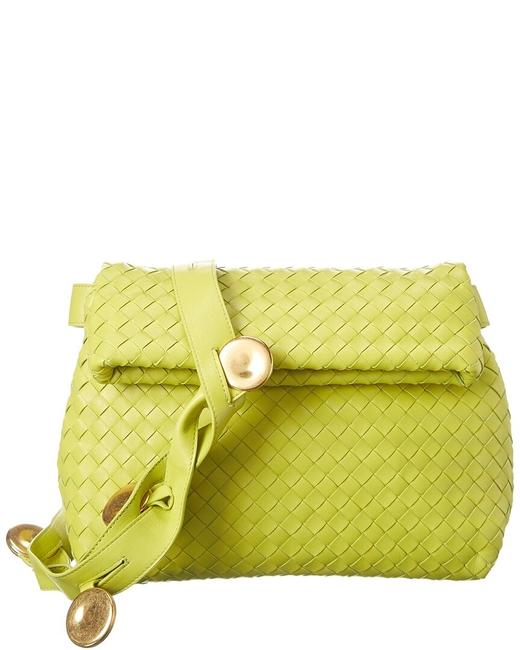 Bottega Veneta The Fold Intrecciato Leather 642637 V08z1 3520 Shoulder Bag