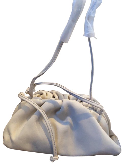 Bottega Veneta The Mini Pouch PorridgeLight Brown Leather Clutch