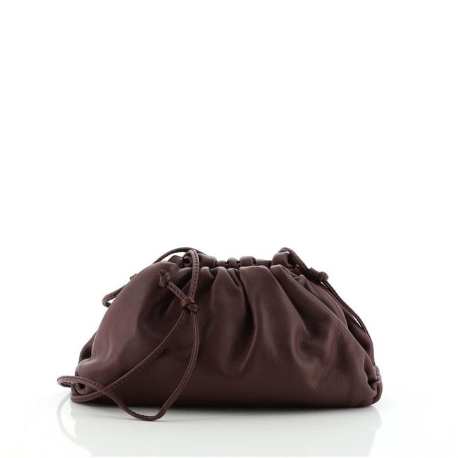 Bottega Veneta The Pouch 20 Red Leather Clutch
