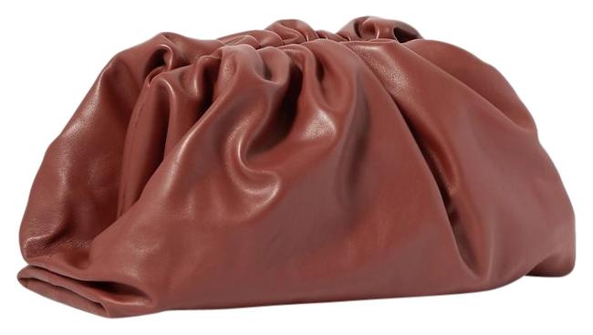 Bottega Veneta The Pouch Large Gathered Leather Clutch
