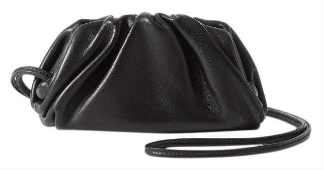Bottega Veneta The Pouch Mini Cloud Leather Wristlet Clutch