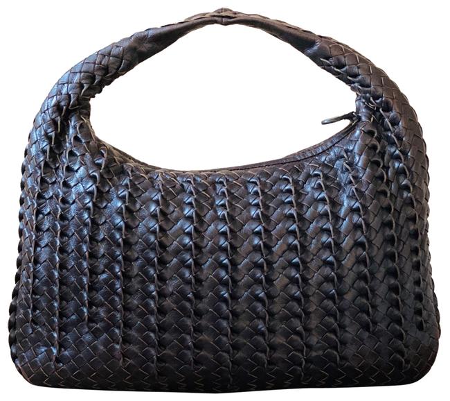 Bottega Veneta Tornabuoni Dark Brown Leather Hobo Bag