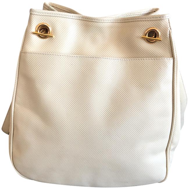 Bottega Veneta VanillaCreamBeige Leather Shoulder Bag