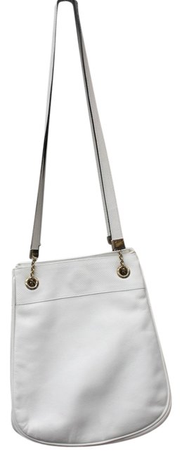Bottega Veneta White Leather Shoulder Bag