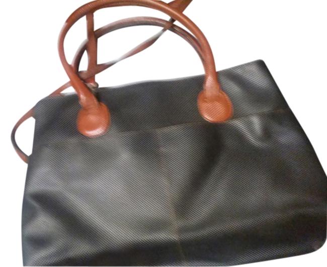 Bottega Veneta With By Black Brown Leather Tote