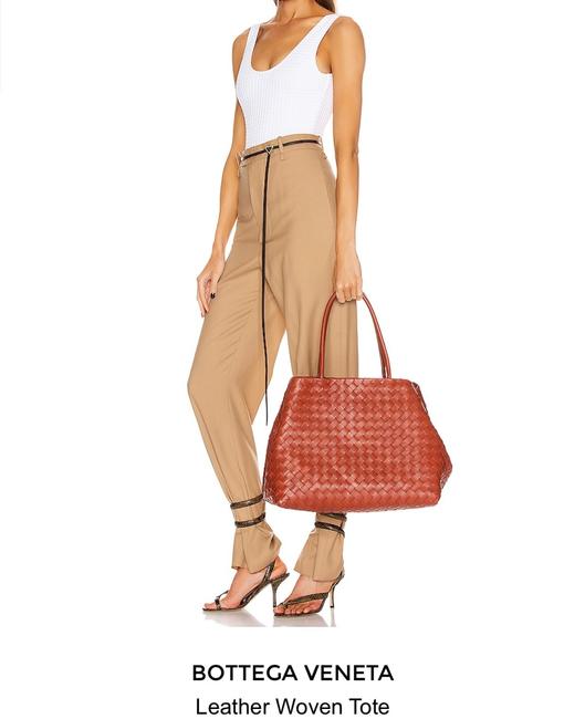 Bottega Veneta Woven Brown Leather Tote