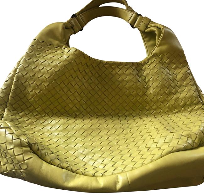 Bottega Veneta Yellow Leather Hobo Bag