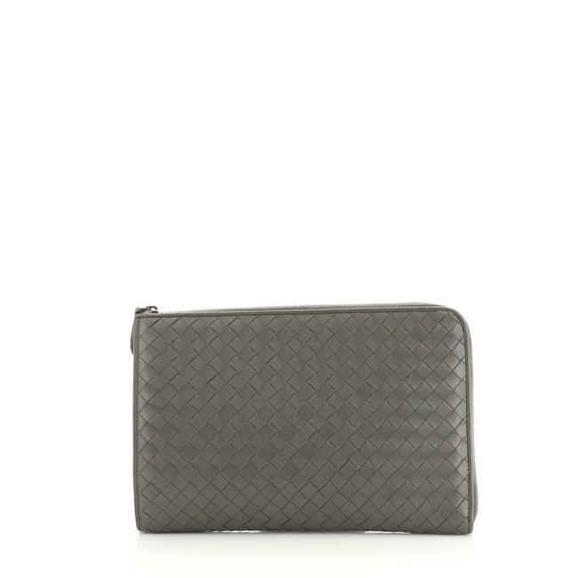Bottega Veneta Zip Pouch Intrecciato Nappa Large Clutch
