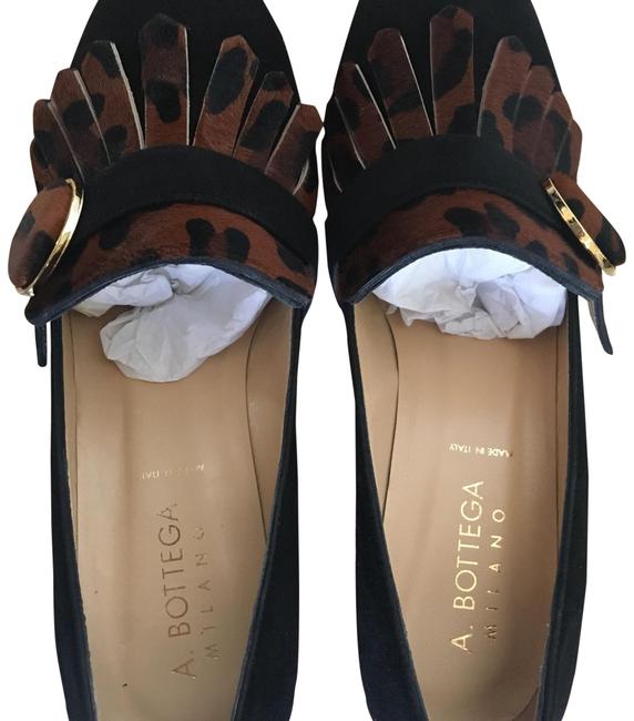 Bottega Veneta Black Calf Hair Fringe Bru5117 Pumps