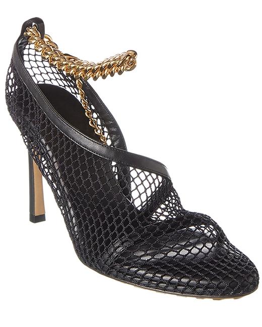 Bottega Veneta Ankle Strap MeshLeather 618755 Vbps3 1184 Sandals