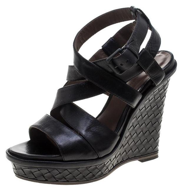 Bottega Veneta Black 1234567 Wedges