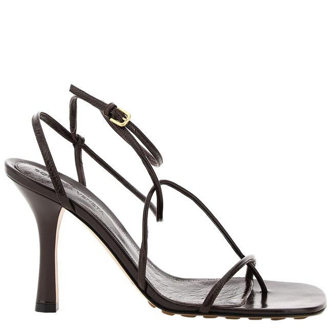Bottega Veneta Black Bv Line Leather Sandals