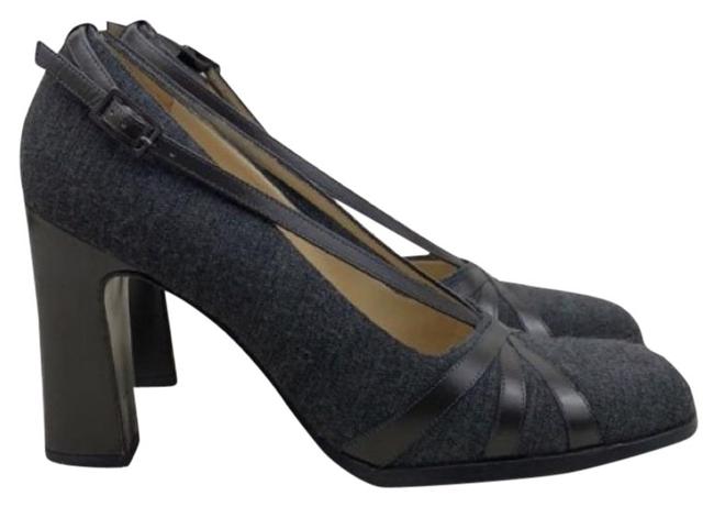 Bottega Veneta Black Gray Pumps