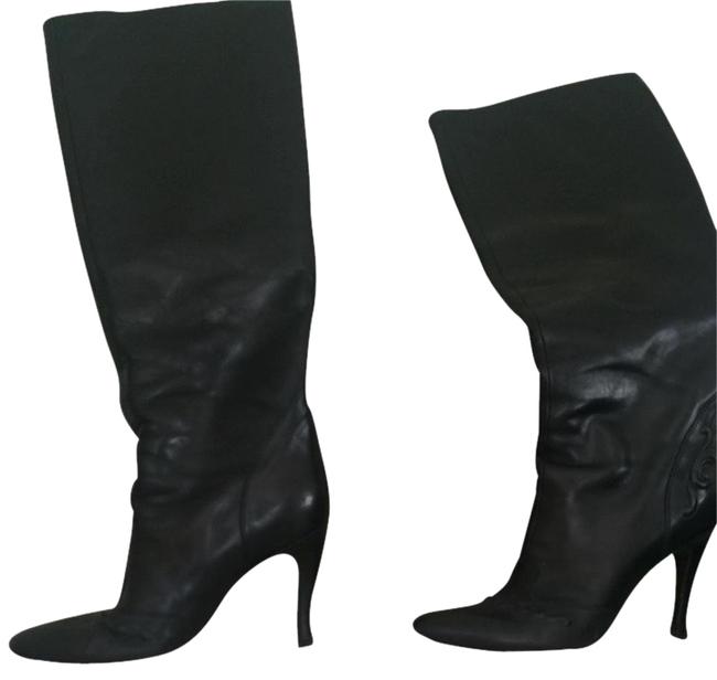 Bottega Veneta Black Knee length BootsBooties