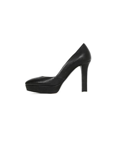 Bottega Veneta Black Leather Platforms Narrow