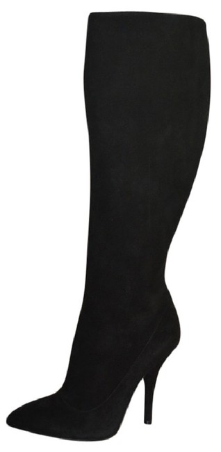 Bottega Veneta Black New Suede Knee High BootsBooties