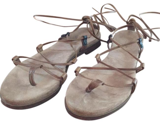 Bottega Veneta Brown Gladiator Sandals