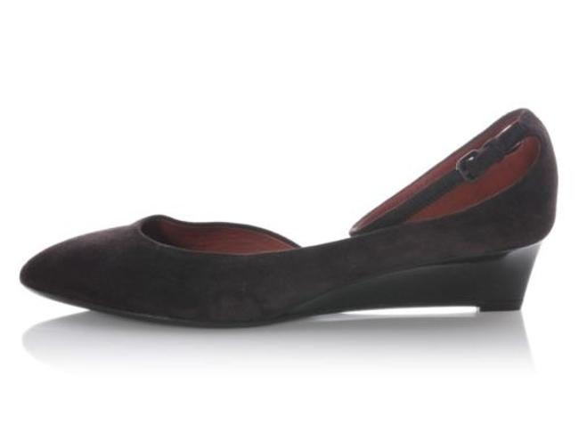 Bottega Veneta Brown Suede Kitten Wedges