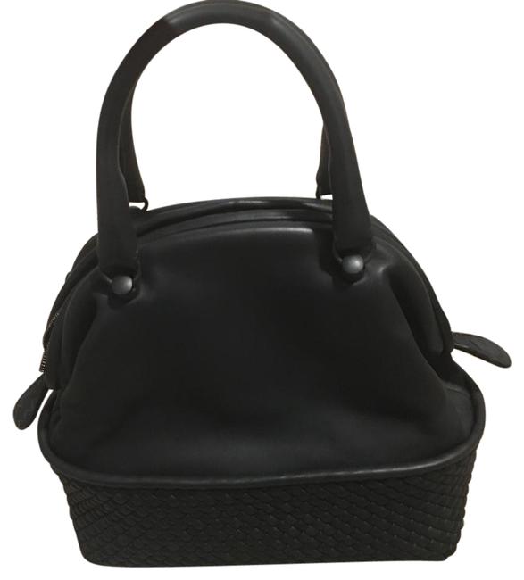 Bottega Veneta Handbag Black Nappa Leather Baguette