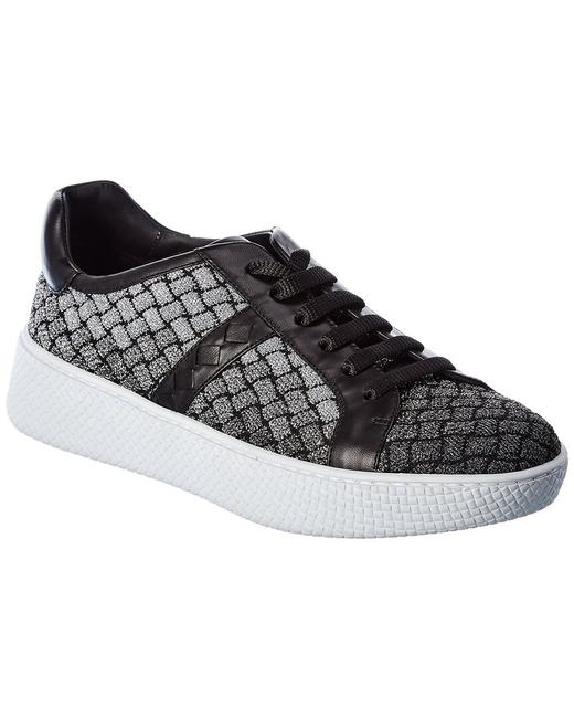 Bottega Veneta Leather trim Sneaker 548190 Vbne3 1369 Athletic