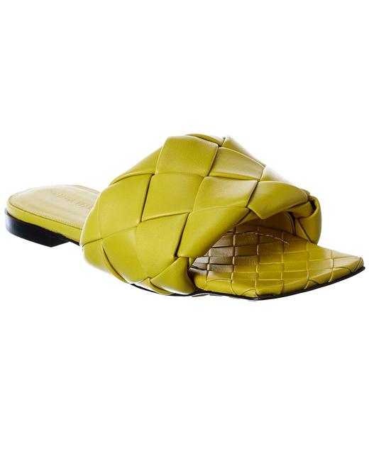 Bottega Veneta The Lido Intrecciato Leather 608853 Vbss0 7602 Sandals