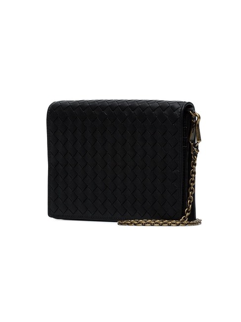 Bottega Veneta Wallet on Chain Black Wristlet