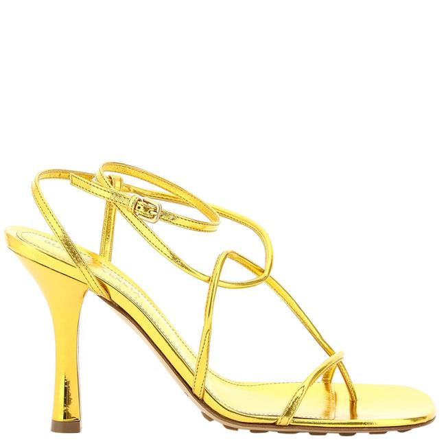 Bottega Veneta Yellow Bv Line Leather Sandals