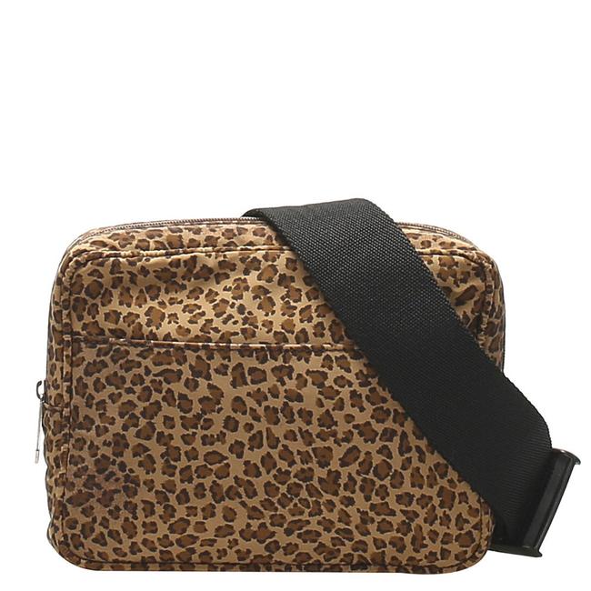 Bottega Veneta Bag Brown Leopard Nylon Belt