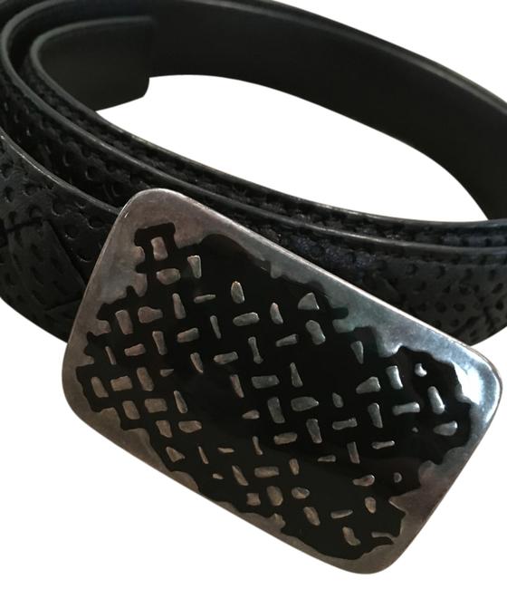 Bottega Veneta Black BlackNero Intrecciato Leather Napa 34 In 85 Cm Belt